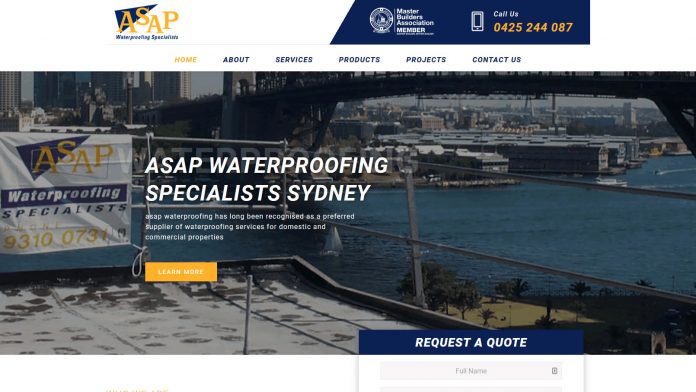 asap Water Proofing | Christom web design noosa
