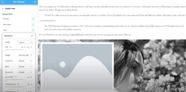 Elementor Global Font Tutorial | Christom